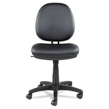 Alera® Alera Interval Series Swivel/Tilt Task Chair, Bonded Leather Seat/Back, Up to 275 lb, 18.11" to 23.22" Seat Height, Black (ALEIN4819)