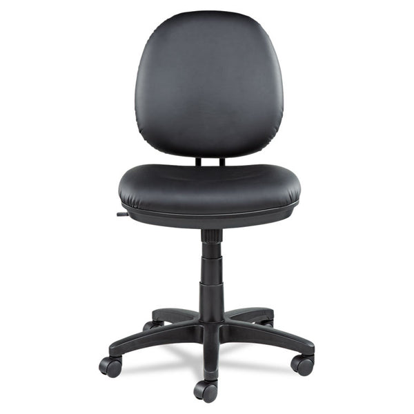 Alera® Alera Interval Series Swivel/Tilt Task Chair, Bonded Leather Seat/Back, Up to 275 lb, 18.11" to 23.22" Seat Height, Black (ALEIN4819)
