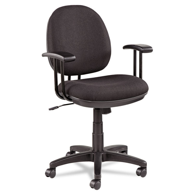 Alera® Alera Interval Series Swivel/Tilt Task Chair, Supports Up to 275 lb, 18.42" to 23.46" Seat Height, Black (ALEIN4811)