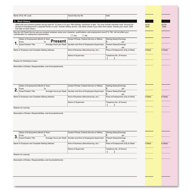 Iconex™ Digital Carbonless Paper, 3-Part, 8.5 x 11, White/Canary/Pink, 835/Carton (ICX90771007) Case of 835