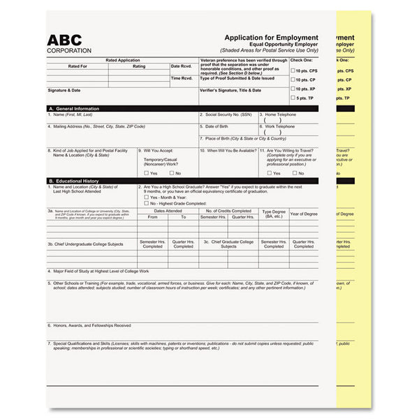 Iconex™ Digital Carbonless Paper, 2-Part, 8.5 x 11, White/Canary, 2,500/Carton (ICX90771003)