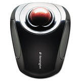Kensington® Orbit Wireless Mobile Trackball, 2.4 GHz Frequency/30 ft Wireless Range, Left/Right Hand Use, Black/Red (KMW72352) Each