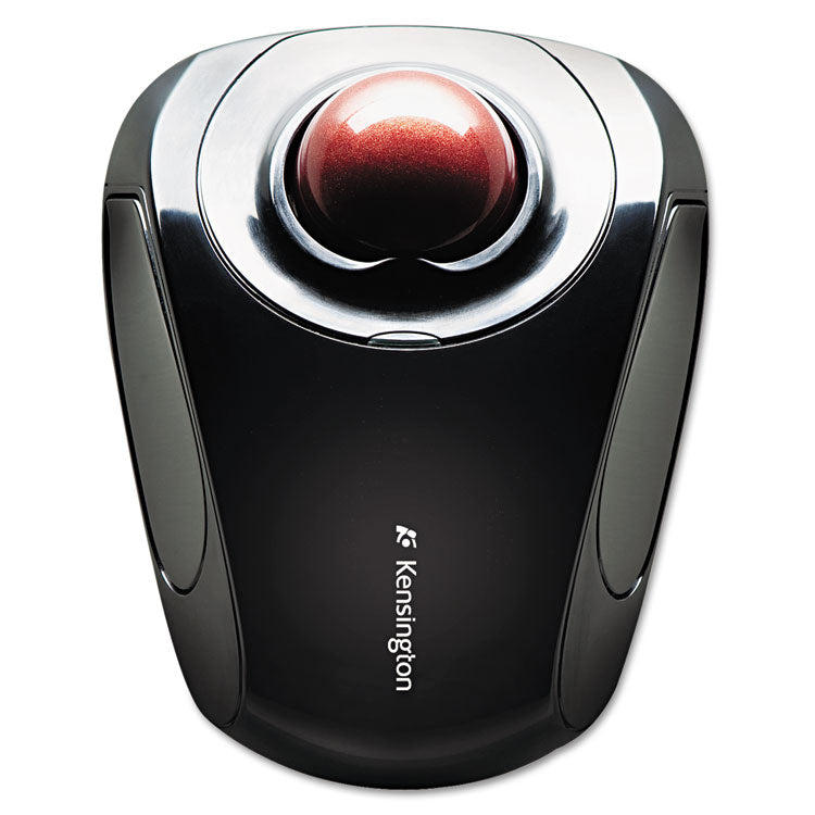 Kensington® Orbit Wireless Mobile Trackball, 2.4 GHz Frequency/30 ft Wireless Range, Left/Right Hand Use, Black/Red (KMW72352) Each