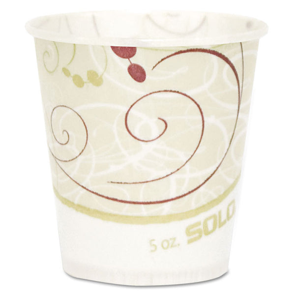 SOLO® Symphony Design Paper Water Cups, 5 oz, 100/Bag, 30 Bags/Carton (SCCR53SYMCT)