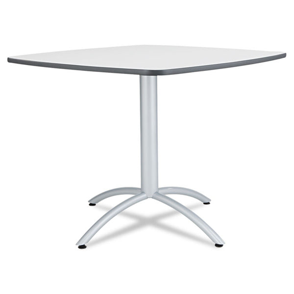 Iceberg CafeWorks Cafe-Height Table, Square, 36" x 36" x 30", Gray/Silver (ICE65617) Each