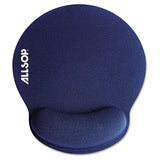 Allsop® MousePad Pro Memory Foam Mouse Pad with Wrist Rest, 9 x 10, Blue (ASP30206) Each
