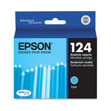 Epson® T124220-S (124) DURABrite Ultra Ink, Cyan (EPST124220S) Each