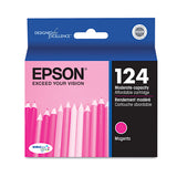 Epson® T124320-S (124) DURABrite Ultra Ink, Magenta (EPST124320S) Each