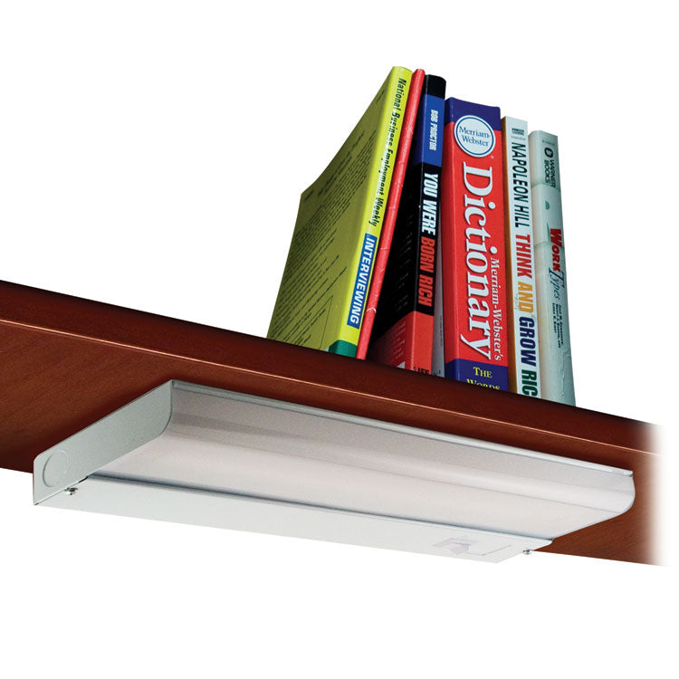 Ledu® Under-Cabinet Fluorescent Fixture, Steel, 18.25w x 4d x 1.63h, White (LEDL9011) Each