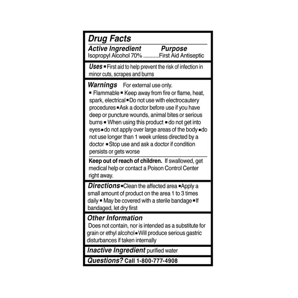 McKesson Brand Antiseptic Isopropyl Alcohol Topical Liquid 32 oz. Bottle (556517_CS) 12/CS