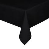 Hospeco® Mariposa Tablecloth 85x85 Black, 24/Case (HOSTL-85X85-BLACK-CS) Case of 24