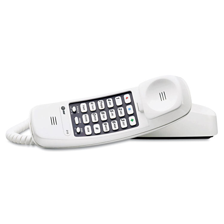 AT&T® 210 Trimline Telephone, White (ATT210W) Each