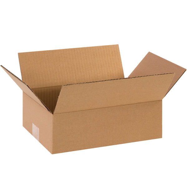 12 x 8 x 4" Flat Corrugated Boxes (1284) Bundle Of 25