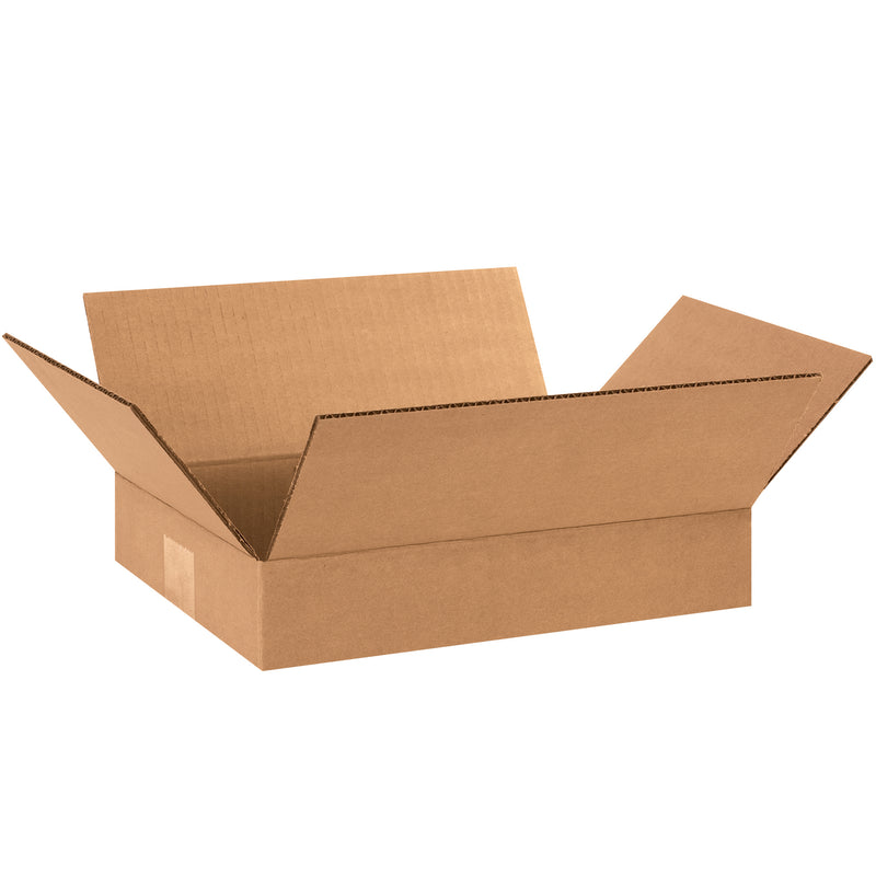 12 x 9 x 2" Flat Corrugated Boxes (1292) Bundle Of 25