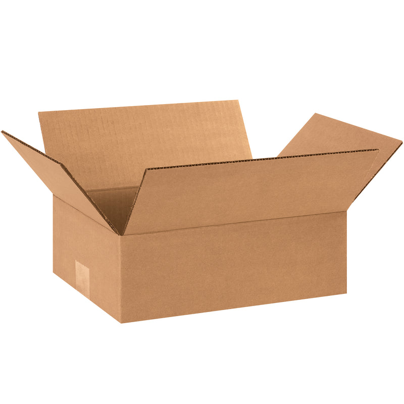 12 x 9 x 4" Flat Corrugated Boxes (1294) Bundle Of 25