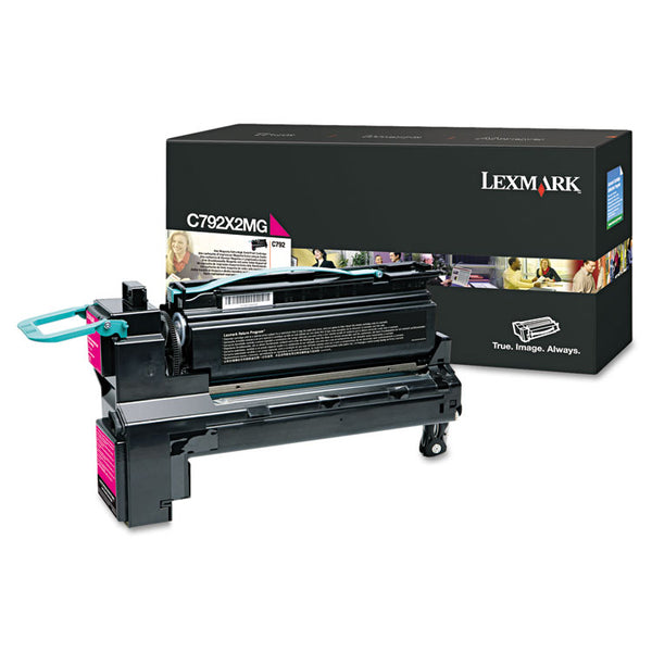 Lexmark™ C792X2MG Extra High-Yield Toner, 20,000 Page Yield, Magenta (LEXC792X2MG)