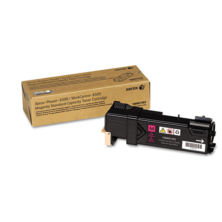 Xerox® 106R01592 Toner, 1,000 Page-Yield, Magenta (XER106R01592) Each