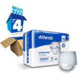 Attends® Care Unisex Adult Absorbent Underwear Pull On with Tear Away Seams Medium Disposable Heavy Absorbency (771656_BG) 20/BG