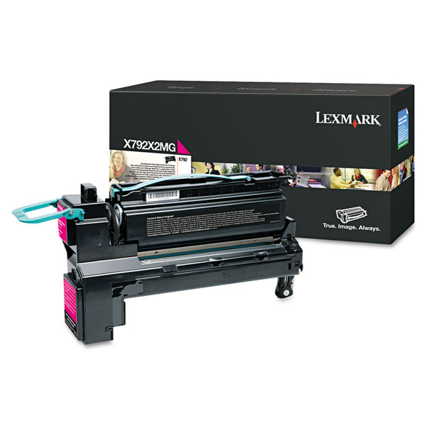 Lexmark™ X792X2MG Extra High-Yield Toner, 20,000 Page-Yield, Magenta (LEXX792X2MG)