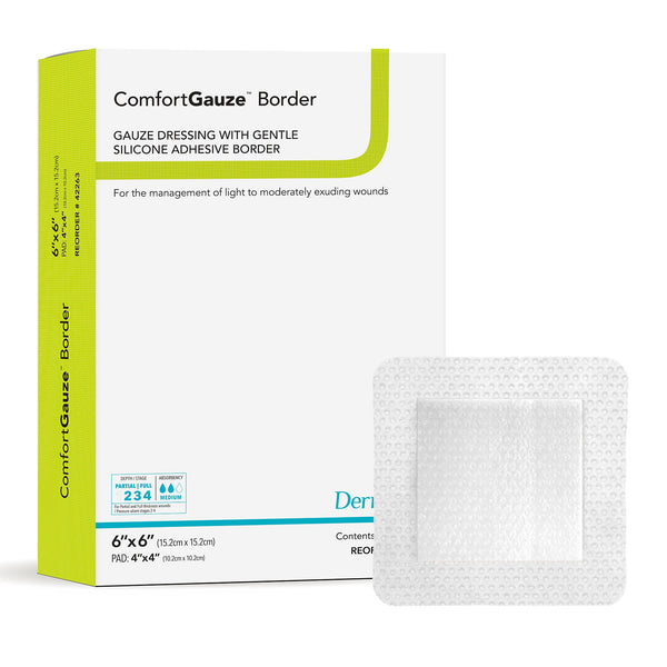 ComfortGauze™ Island Dressing 6 X 6 Inch Square Sterile (1265852_EA) 1/EA