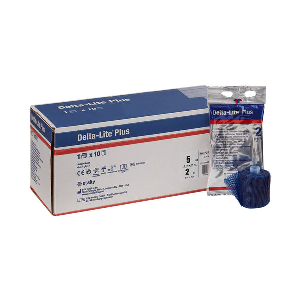 Delta-Lite® Plus Cast Tape 2 Inch X 12 Foot Fiberglass / Resin Deep Blue (653364_BX) 10/BX