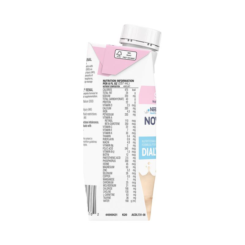 Novasource® Renal Oral Supplement Strawberry Flavor Liquid 8 oz. Carton (1178535_EA) 1/EA