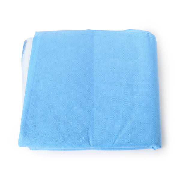 QUICK CHECK* H400 Sterilization Wrap White / Blue 36 X 36 Inch Dual Layer SMS Polypropylene Steam / EO Gas / Hydrogen Peroxide (809429_CS) 72/CS