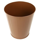 Impact® Round Metal Wastebasket, 28 Quart, Brown, 6/Case (IMP1302-4) Case of 6
