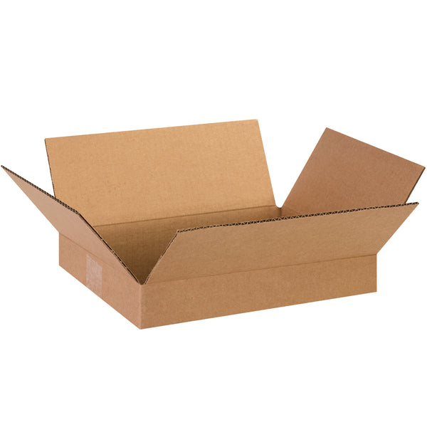 13 x 10 x 2" Flat Corrugated Boxes (13102) Bundle Of 25