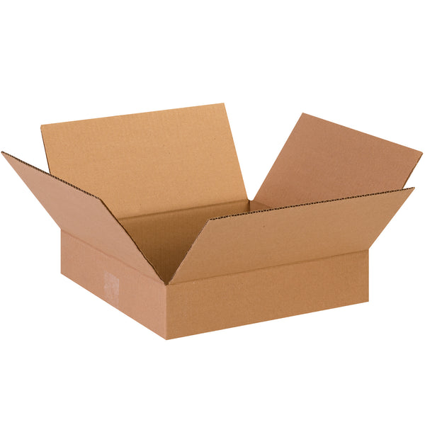 13 x 13 x 3" Flat Corrugated Boxes (13133) Bundle Of 25