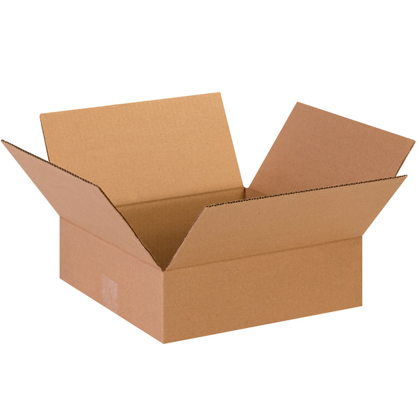 13 x 13 x 4" Flat Corrugated Boxes (13134) Bundle Of 25
