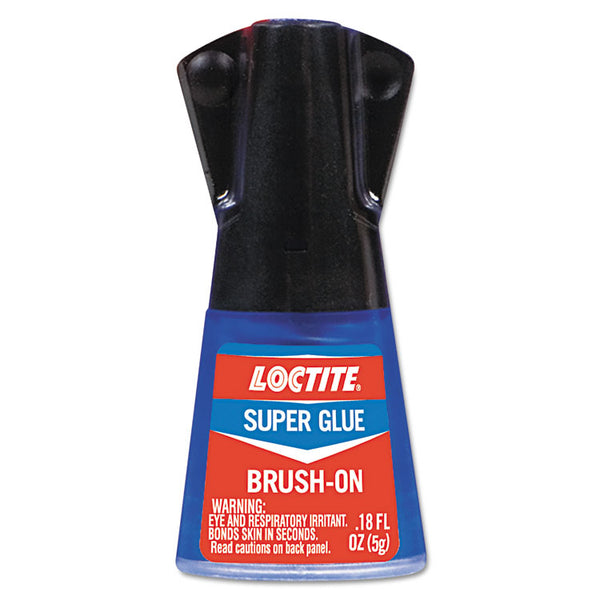 Loctite® Super Glue Brush On, 0.17 oz, Dries Clear (LOC1365734) Each