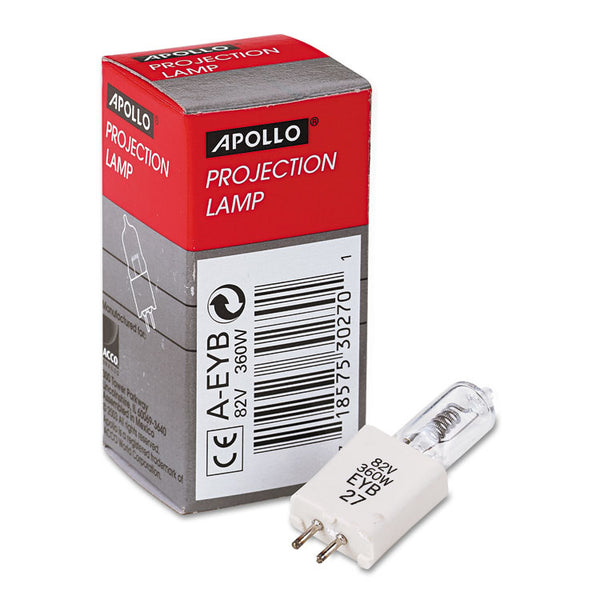 Apollo® 360 Watt Overhead Projector Lamp, 82 Volt, 2-Pin, Ceramic Base (APOAEYB) Each