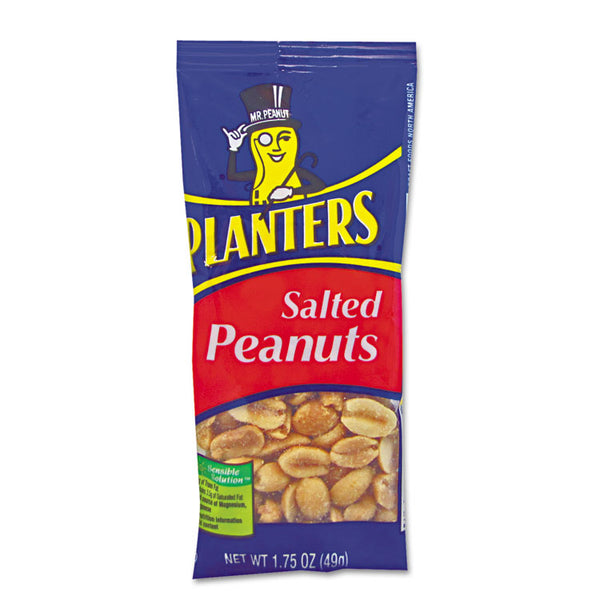 Planters® Salted Peanuts, 1.75 oz, 12/Box (PTN07708) Box of 12