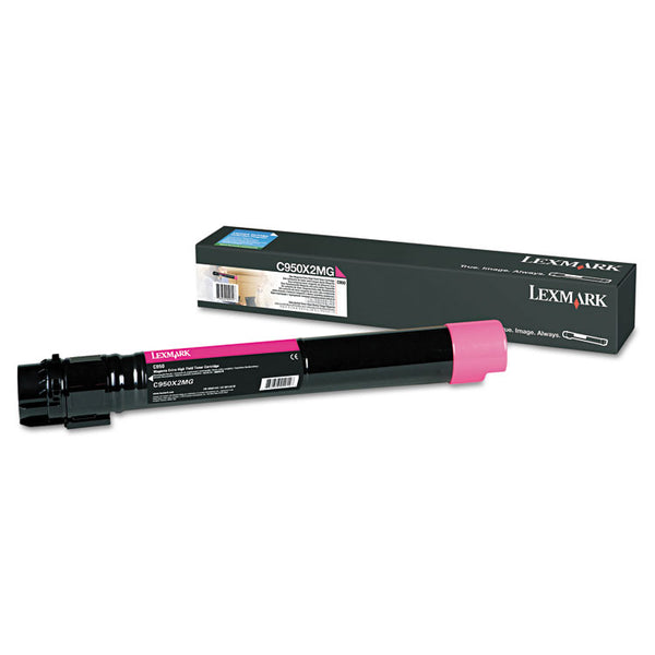 Lexmark™ C950X2MG Extra High-Yield Toner, 22,000 Page-Yield, Magenta (LEXC950X2MG)