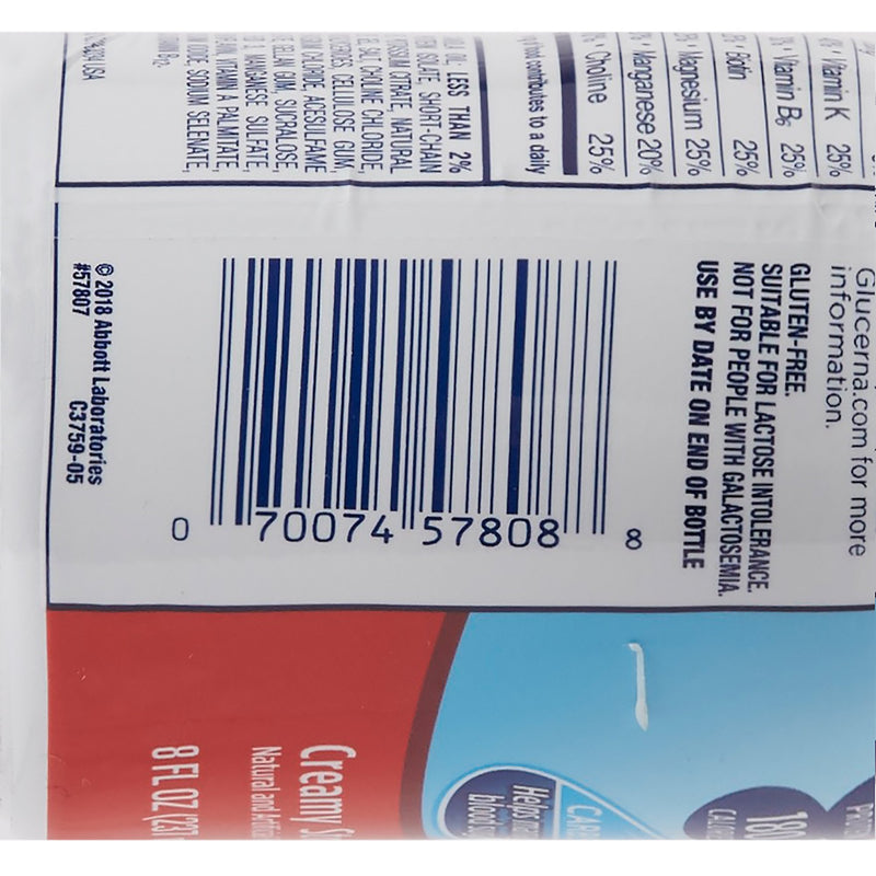 Glucerna® Original Shake Oral Supplement Creamy Strawberry Flavor Liquid 8 oz. Bottle (649275_PK) 6/PK