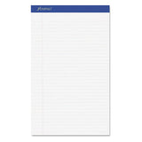 Ampad® Perforated Writing Pads, Wide/Legal Rule, 50 White 8.5 x 14 Sheets, Dozen (TOP20330) 1 Dozen