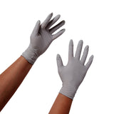 STERLING® Exam Glove Medium NonSterile Nitrile Standard Cuff Length Textured Fingertips Gray Chemo Tested (747112_CS) 2000/CS