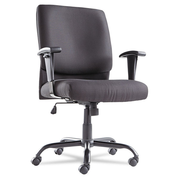 OIF Big/Tall Swivel/Tilt Mid-Back Chair, Supports Up to 450 lb, 19.29" to 23.22" Seat Height, Black (OIFBT4510)