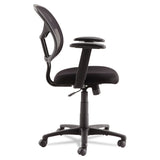 OIF Swivel/Tilt Mesh Task Chair with Adjustable Arms, Supports Up to 250 lb, 17.72" to 22.24" Seat Height, Black (OIFMT4818)