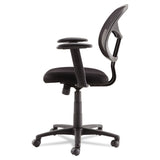 OIF Swivel/Tilt Mesh Task Chair with Adjustable Arms, Supports Up to 250 lb, 17.72" to 22.24" Seat Height, Black (OIFMT4818)