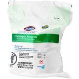 Clorox Healthcare® Surface Disinfectant Cleaner Premoistened Hydrogen Peroxide Based Manual Pull Wipe 185 Count Pouch Unscented NonSterile (800194_CT) 1/CT