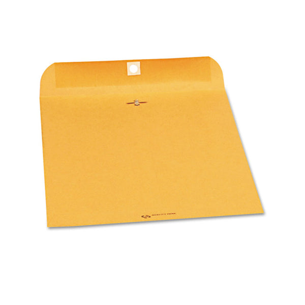 Quality Park™ Clasp Envelope, 28 lb Bond Weight Kraft, #97, Square Flap, Clasp/Gummed Closure, 10 x 13, Brown Kraft, 250/Carton (QUA37597) Case of 250