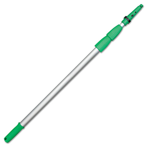 Unger® Opti-Loc Extension Pole, 18 ft, Three Sections, Green/Silver (UNGED550)