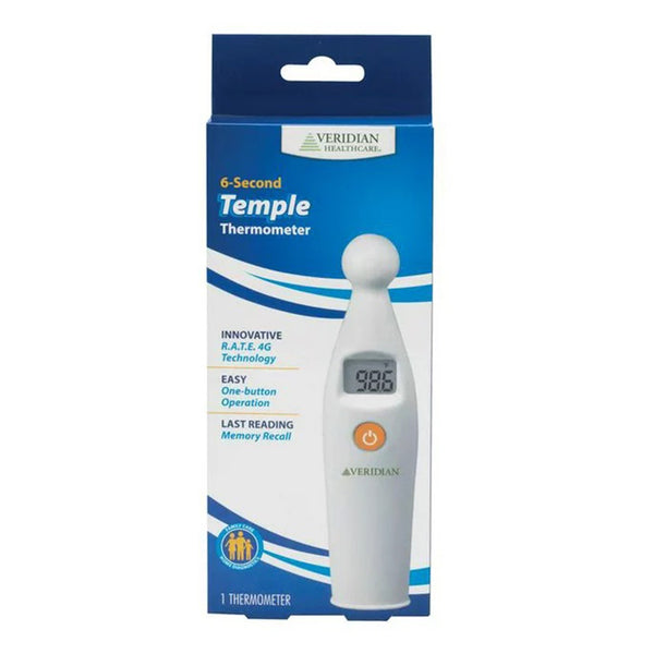 Veridian Temporal Contact Thermometer Temporal Probe Handheld (1237415_EA) 1/EA