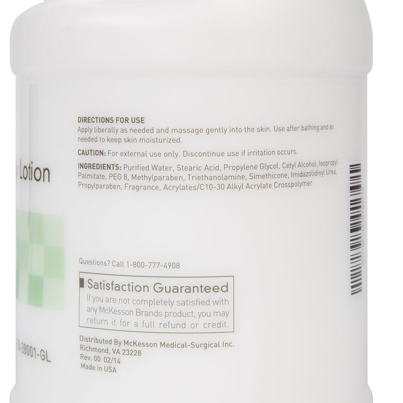 McKesson Hand and Body Moisturizer 1 gal. Jug Cucumber Melon Scent Lotion (877024_EA) 1/EA