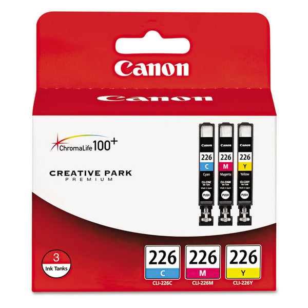 Canon® 4547B005 (CLI-226) Ink, Cyan/Magenta/Yellow, 3/Pack (CNM4547B005)