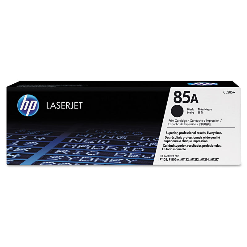 HP HP 85A, (CE285A) Black Original LaserJet Toner Cartridge (HEWCE285A) Each
