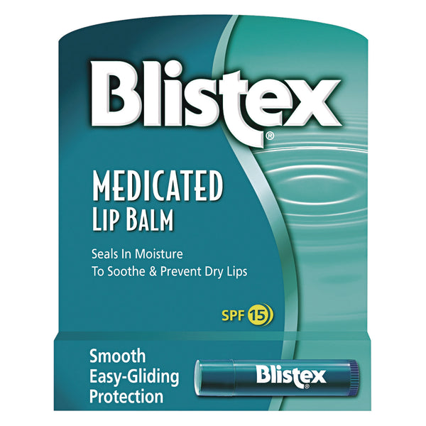 Blistex® Medicated Lip Balm, SPF 15, 0.15 oz (PFYBL83124) Each