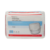 Sure Care™ Extra Unisex Adult Absorbent Underwear Pull On with Tear Away Seams X-Large Disposable Moderate Absorbency (814886_CS) 100/CS